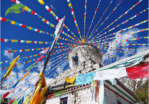 Cờ cầu nguyện Lungta – một trong những nét văn hóa Tây Tạng